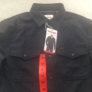 Wrangler Men's Black Shirt Jacket